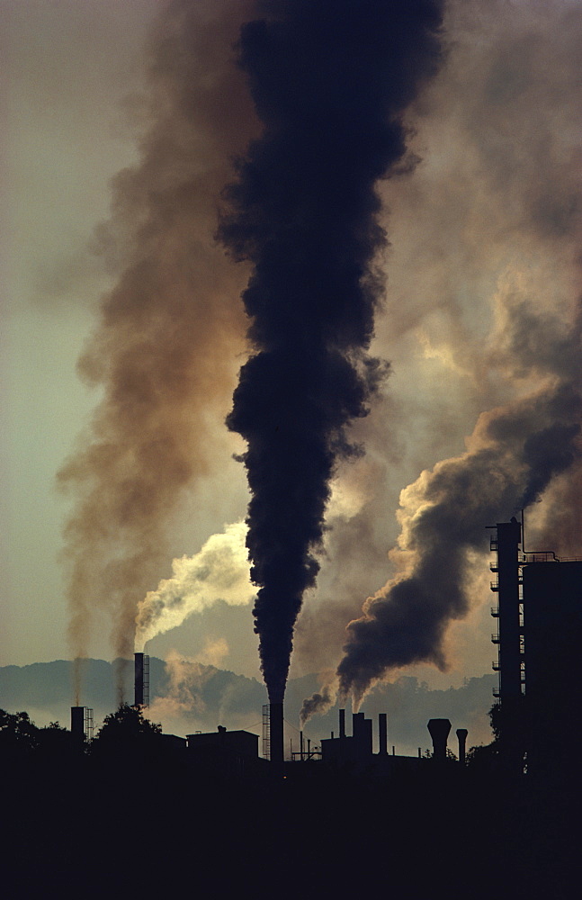 Pollution, Chemie Linz, central Austria, Europe