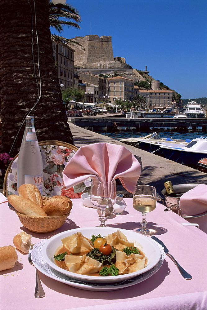 La Caravelle restaurant, Bonifacio, Corsica, France, Europe