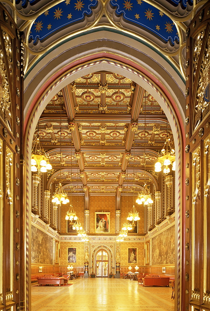 Royal Gallery, Houses of Parliament, Westminster, London, England, United Kingdom, Europe