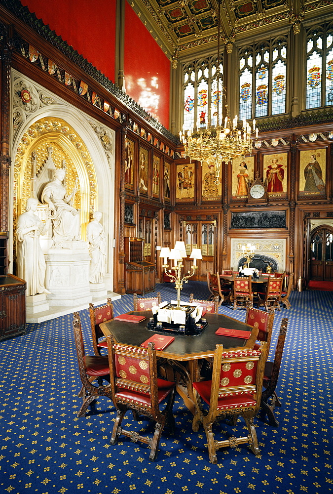 Princes Chamber, Houses of Parliament, Westminster, London, England, United Kingdom, Europe