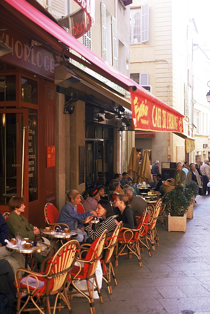 Cafe, Aix-en-Provence, Bouches-du-Rhone, Provence, France, Europe