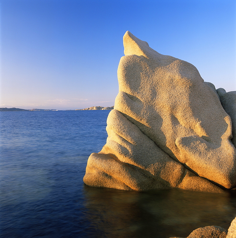 Wind eroded granite rock, Sardinia, Italy, Mediterranean, Europe