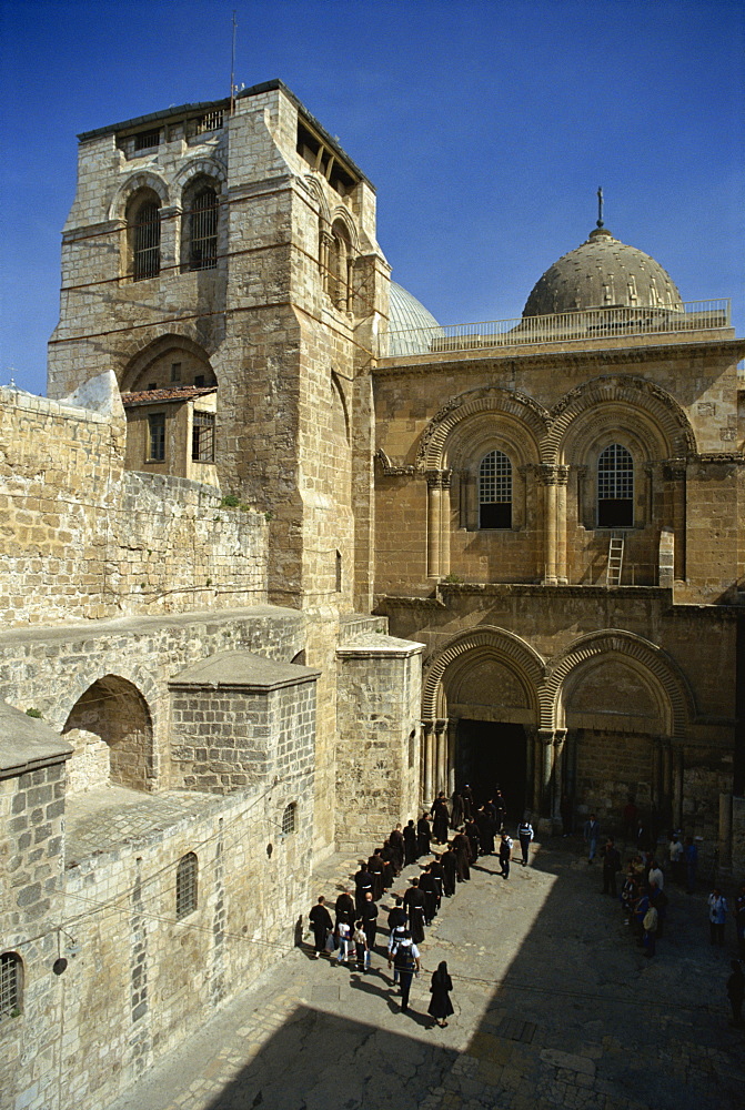 Church of the Holy Sepulchre, Old City, UNESCO World Heritage Site, Jerusalem, Israel, Middle East