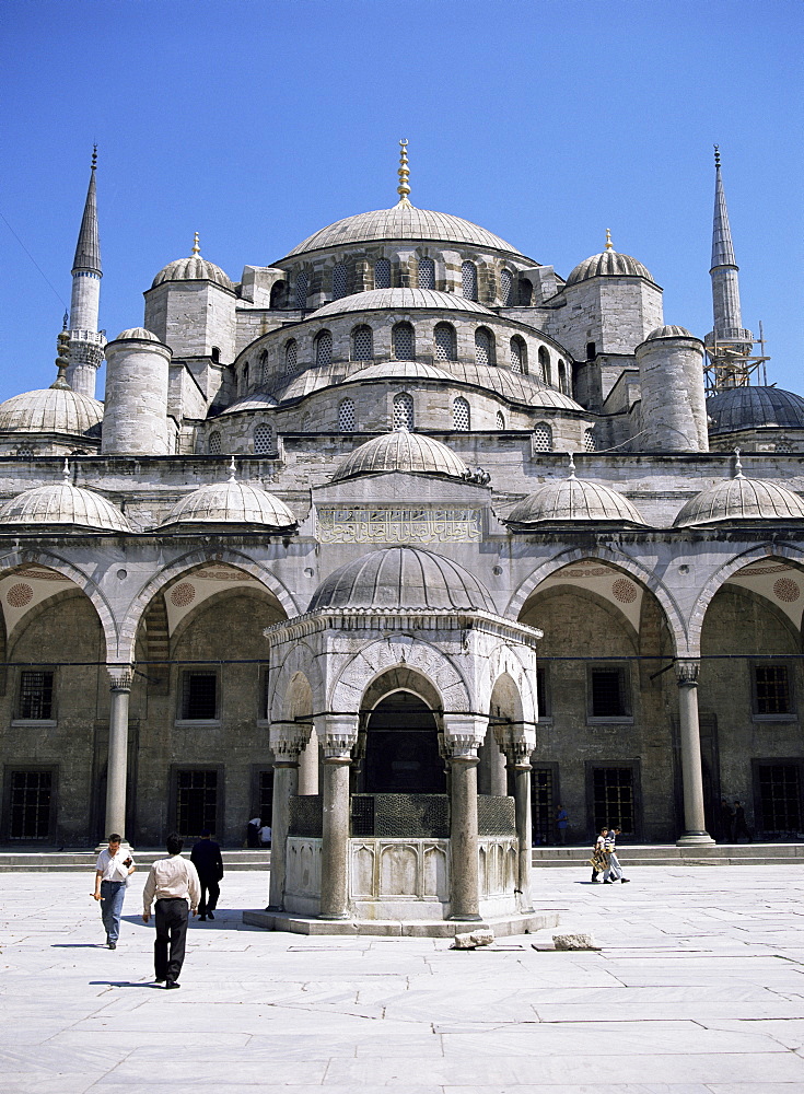 Blue Mosque (Sultan Ahmet Mosque), UNESCO World Heritage Site, Istanbul, Turkey, Europe, Eurasia