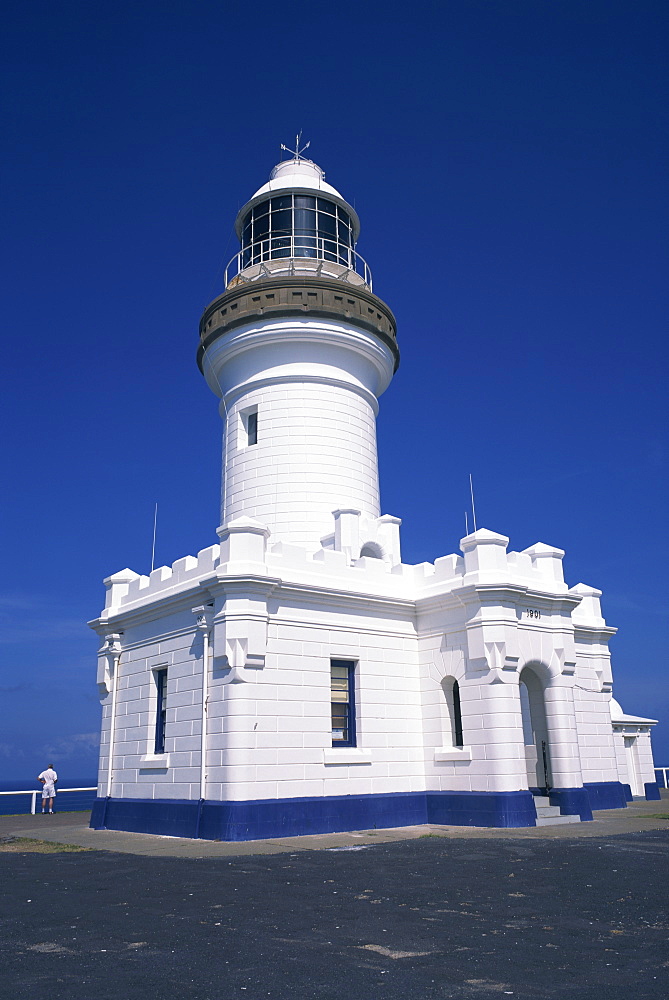 Exterior of Byron Bay Lighthouse at Byron Bay, New South Wales, Australia, Pacific