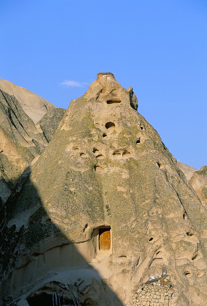 House in rock, Cappadocia, Anatolia, Turkey, Asia Minor, Asia