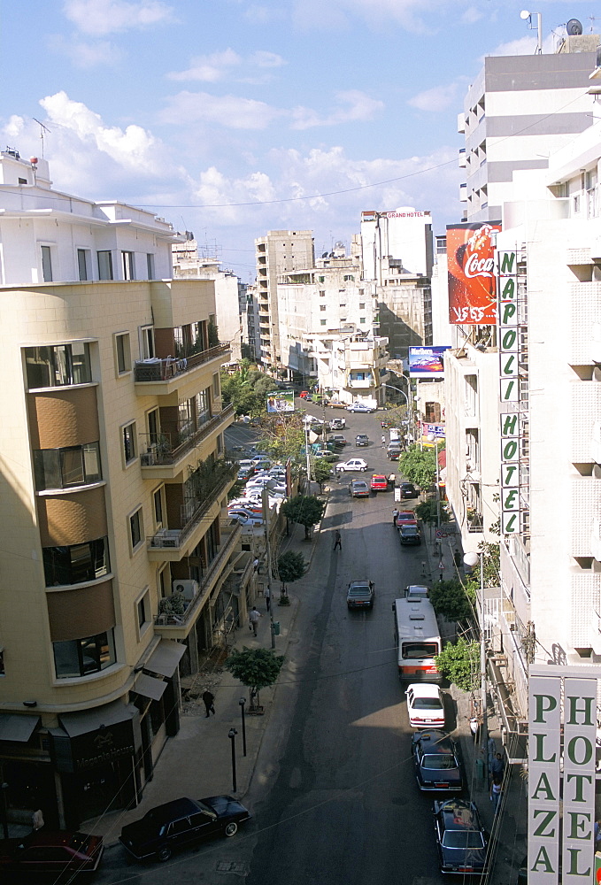 Rebuilt city, Beirut, Lebanon, Middle East