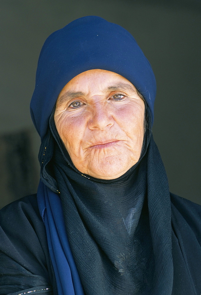 Bedouin grandmother, Dead Sea, Jordan, Middle East