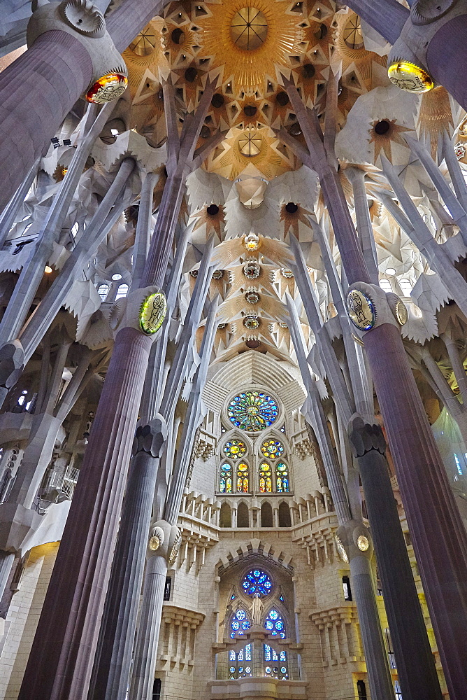 Sagrada Familia, UNESCO World Heritage Site, Barcelona, Catalonia, Spain, Europe