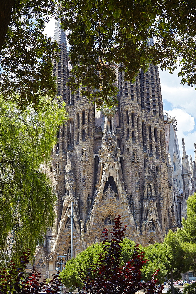 Sagrada Familia, UNESCO World Heritage Site, Barcelona, Catalonia, Spain, Europe