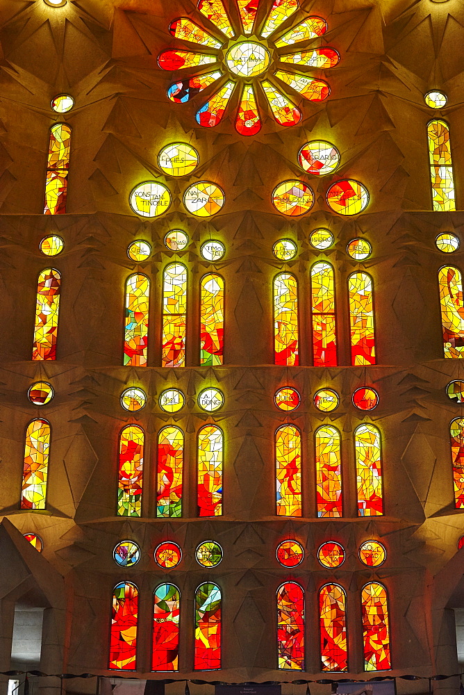 Sagrada Familia, UNESCO World Heritage Site, Barcelona, Catalonia, Spain, Europe