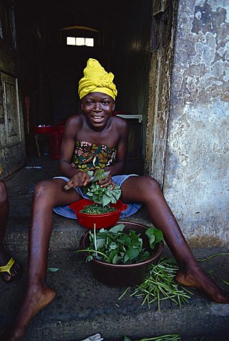 Tower Hill slum, Freetown, Sierra Leone, West Africa, Africa