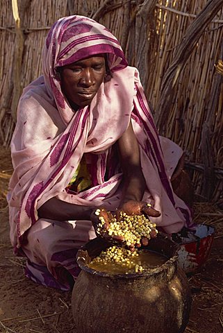 Wild berries eaten during famine in 1997, Darfur, Africa