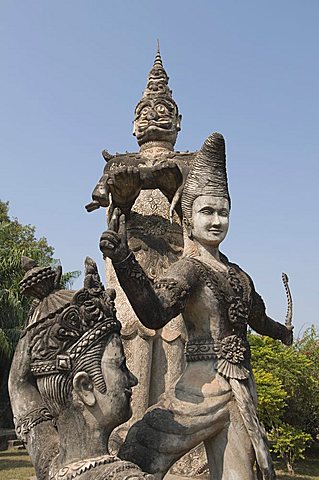 Buddha Park, Xieng Khuan, Vientiane, Laos, Indochina, Southeast Asia, Asia