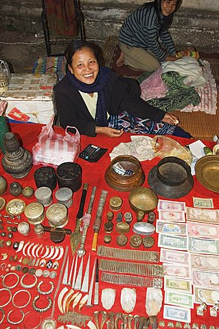 Night Market, Luang Prabang, Laos, Indochina, Southeast Asia, Asia