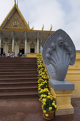 The Royal Throne Hall, The Royal Palace, Phnom Penh, Cambodia, Indochina, Southeast Asia, Asia