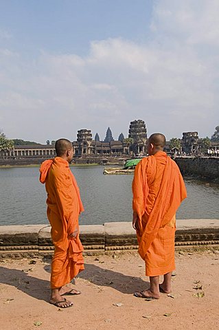 Angkor Wat temple, 12th century, Khmer, Angkor, UNESCO World Heritage Site, Siem Reap, Cambodia, Indochina, Southeast Asia, Asia