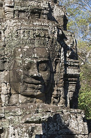 Bayon Temple, late 12th century, Buddhist, Angkor Thom, Angkor, UNESCO World Heritage Site, Siem Reap, Cambodia, Indochina, Southeast Asia, Asia