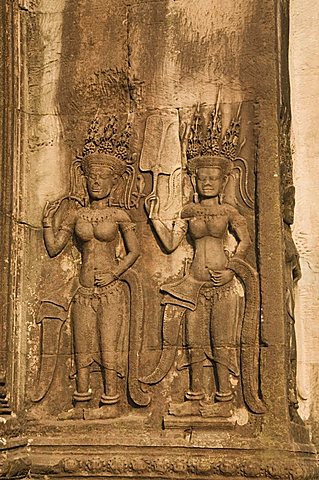 Angkor Wat temple, 12th century, Khmer, Angkor, UNESCO World Heritage Site, Siem Reap, Cambodia, Indochina, Southeast Asia, Asia