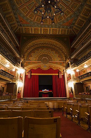 Theater Teatro Juarez famous for its architectural mixtures in Guanajuato, a UNESCO World Heritage Site, Guanajuato, Guanajuato State, Mexico, North America