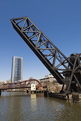 Chicago River, Chicago, Illinois, United States of America, North America