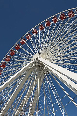 Ferris Wheel at Navy Pier, Chicago, Illinois, United States of America, North America