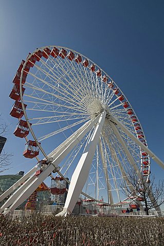 Ferris Wheel, Navy Park, Chicago, Illinois, United States of America, North America