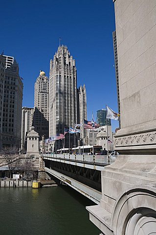 The Tribune Tower Building, Chicago, Illinois, United States of America, North America