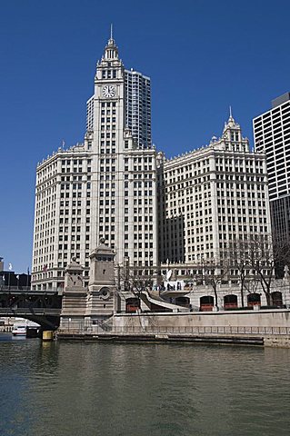 The Wrigley Building, Chicago, Illinois, United States of America, North America