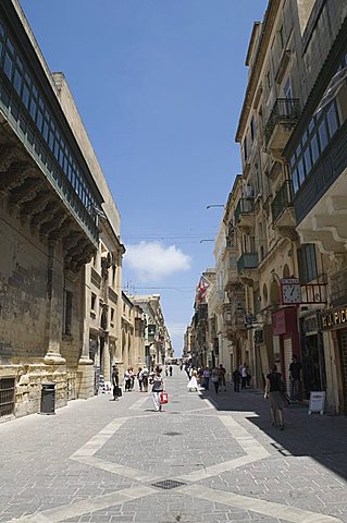 Triq Ir-Repubblika (Republic Street), Valletta, Malta, Europe