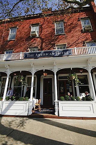 The famous American Hotel, Sag Harbor, The Hamptons, Long Island, New York State, United States of America, North America