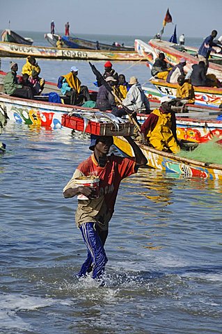 Mbour Fish Market, Mbour, Senegal, West Africa, Africa