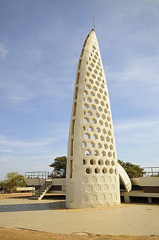 Monument at the top of Goree Island famous for its role in slavery, near Dakar, Senegal, West Africa, Africa