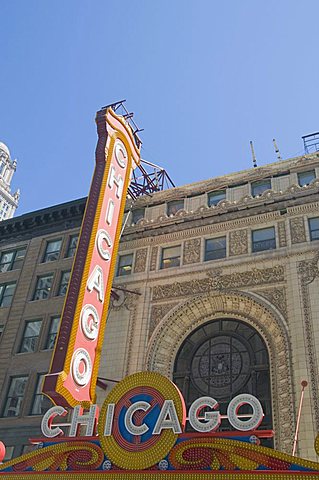 The Chicago Theater, Chicago, Illinois, United States of America, North America