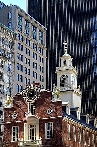 Old State House, Boston, Massachusetts, New England, United States of America, North America