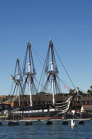 USS Constitution (Old Ironsides), Charlestown Navy Yard, Boston, Massachusetts, New England, United States of America, North America