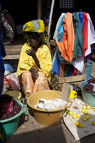 Royal Albert Market, Banjul, Gambia, West Africa, Africa