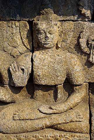 Buddhist temple, Borobudur, UNESCO World Heritage Site, Java, Indonesia, Southeast Asia, Asia