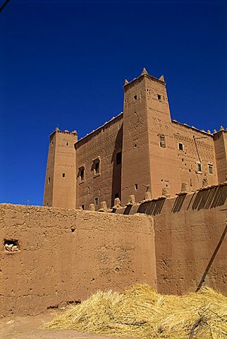 Kasbah in the Dades Valley, Morocco, North Africa, Africa