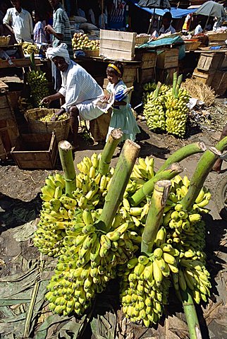 Bananas for sale, Munnar, Western Ghats, Kerala state, India, Asia