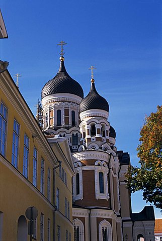 Alexander Nevsky Cathedral, Old Town, UNESCO World Heritage Site, Tallinn, Estonia, Baltic States, Europe