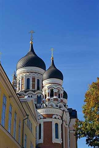 Alexander Nevsky Cathedral, Old Town, UNESCO World Heritage Site, Tallinn, Estonia, Baltic States, Europe