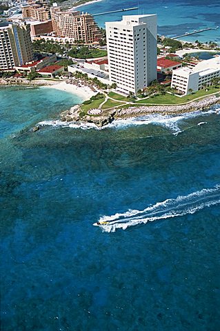 Hotel area, Cancun, Yucatan, Mexico, North America