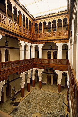 Museum in old walled town or medina, Fez, UNESCO World Heritage Site, Morocco, North Africa, Africa