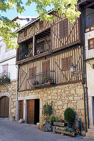 The hill village of Cristobal, near Salamanca, Castile, Spain, Europe