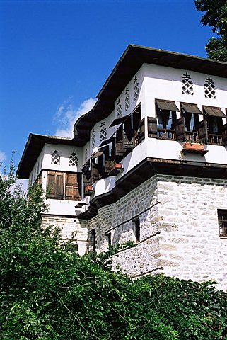 The famous mansions unique to the high Areas in the Pelion, Greece, Europe