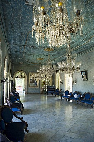 Braganza House, an old Portuguese house, Goa's largest private dwelling, Chandor, Goa, India, Asia