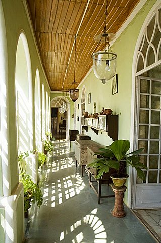 Braganza House, an old Portuguese house, Goa's largest private dwelling, Chandor, Goa, India, Asia