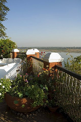 Ahilya Fort, Maheshwar, Madhya Pradesh state, India, Asia