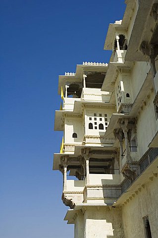 Old fort of Devi Gath (Devi Garh) now a heritage hotel, near Udaipur, Rajasthan state, India, Asia